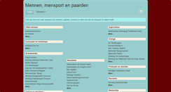 Desktop Screenshot of mensport.dierenplaats.nl
